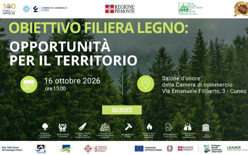 Obiettivo filiera legno: opportunità per il territorio
